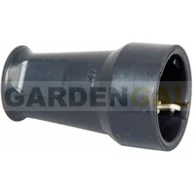 Gumicsatlakozó fekete (lengő dugalj)