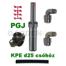 Hunter PGJ rotoros szórófej szett (KPE d25mm csőhöz) Hunter PGJ rotoros szórófej szett (KPE d25mm csőhöz)