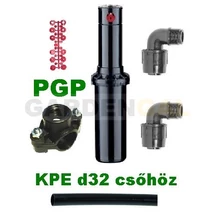 Hunter PGP rotoros szórófej szett (KPE d32mm csőhöz)