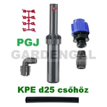 Hunter PGJ rotoros szórófej CSŐVÉG szett (KPE d25mm csőhöz)