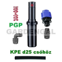 Hunter PGP rotoros szórófej CSŐVÉG szett (KPE d25mm csőhöz)