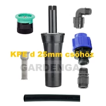 Hunter esőztető szórófej CSŐVÉG szett KPE d25 mm csőhöz (Állítható Spray fúvókával) Hunter esőztető szórófej CSŐVÉG szett KPE d25 mm csőhöz (Állítható Spray fúvókával)