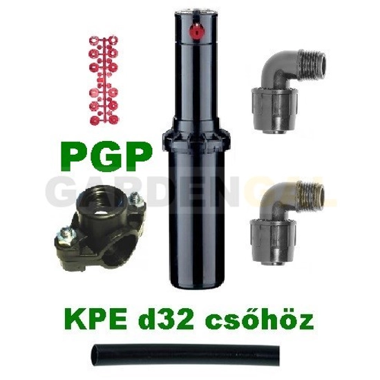 Hunter PGP rotoros szórófej szett (KPE d32mm csőhöz)